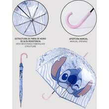Lilo Y Stitch Poe Vuxen Manuell Paraply Stitch Officiell licens - Multifärgad - Visa 4