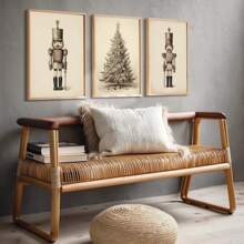 1/3 chiếc Tranh vải treo tường hình kẹp hạt dẻ cổ điển, áp phích Giáng sinh, tranh in mộc mạc, trang trí Giáng sinh, ngày lễ, có thể in, trang trí theo mùa, trang trí Giáng sinh không có khung, trang trí Giáng sinh, trang trí cây thông Noel, quà tặng, lễ tạ ơn, trang trí nhà, đám cưới, trang trí nhà, trang trí mùa thu, trang trí mùa thu, trang trí sinh nhật, làm quà tặng, đồ dùng cho bữa tiệc, trang trí lễ hội trong nhà, trang trí Halloween, trang trí tường, đồ trang trí Halloween - Nhiều màu - Xem 2