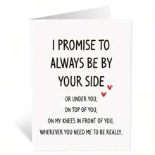 1 张送给他的淘气周年纪念卡、送给丈夫男朋友的有趣情人节生日卡、送给他的圣诞卡、个性化生日卡、圣诞节 - 彩色 - 查看 5