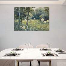 1pc Rustic Vintage Flower Wall Art Botanical Floral Pictures Wall Decor Country Tree Canvas Painting Modern Artwork  ,Canvas Poster Art Print Picture Gift For Bedroom, Dining Room, Living Room, Office, Home Decor, Framed Ready To Hang