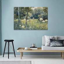 1pc Rustic Vintage Flower Wall Art Botanical Floral Pictures Wall Decor Country Tree Canvas Painting Modern Artwork  ,Canvas Poster Art Print Picture Gift For Bedroom, Dining Room, Living Room, Office, Home Decor, Framed Ready To Hang