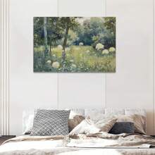 1pc Rustic Vintage Flower Wall Art Botanical Floral Pictures Wall Decor Country Tree Canvas Painting Modern Artwork  ,Canvas Poster Art Print Picture Gift For Bedroom, Dining Room, Living Room, Office, Home Decor, Framed Ready To Hang