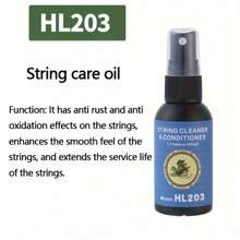 Aceite anti-óxido para cuerdas de guitarra, Protector y limpiador de cuerdas de ukelele, Líquido para mantenimiento de cuerdas de instrumento para mejorar el tono y prolongar la vida útil