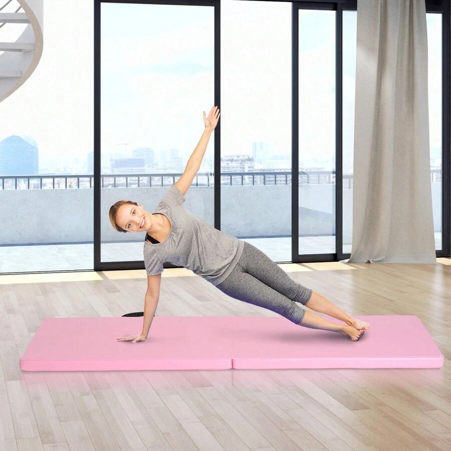 Tapis de gymnastique - Rose bonbon - Voir 1