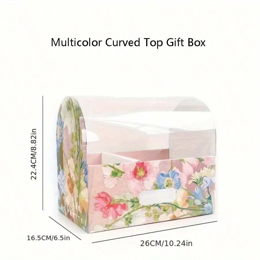 1 Valentine's Day Gift Box, Folding Portable Box For All Ages Cake Box
