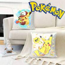 pocket monsters 2 Pieces Of  Peach Skin Pillowcases, Cute Cartoon  Super Soft Material, Suitable For Children's Rooms, Bedrooms, Living Rooms, And Outdoor Home Decoration