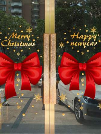 窗贴 - 墙贴 - 橱柜装饰 - 用于房间装饰 - 窗户墙贴 - 玻璃膜贴花 - 静电贴艺术、贴纸、墙贴、家居装饰乙烯基贴花、春季装饰品让您的家焕然一新、拉玛装饰贴纸圣诞节 圣诞装饰 圣诞装饰