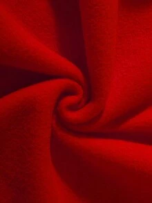 圣诞口号和圣诞树印花圆领运动衫 - 紅色 - 查看 2