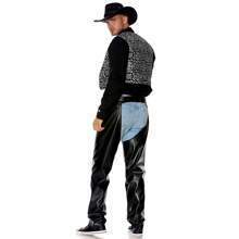 Disfraz de vaquero para hombre "Vamos a montar" - Negro - Ver 2