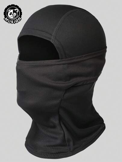 Musion 1pc Máscara facial de balaclava de malha respirável Máscara de esqui para homens Mulheres Máscara facial completa de motocicleta Capuz Corrida Clima frio