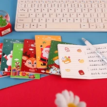 20本便携式迷你笔记本，圣诞节假日礼物，圣诞装饰品，圣诞派对礼品，新奇小玩意，记事本