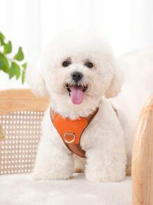 1 pieza Arnés retro para perros, con cinta ajustable y de alta calidad, malla transpirable que hace que su perro se sienta cómodo en todo momento. - Multicolor - Ver 12