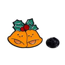 Trâm cài áo bằng hợp kim sáng tạo hình Giáng sinh, thiết kế hình ông già Noel và tuần lộc hoạt hình, phù hợp cho cả nam và nữ dùng cho túi xách, mũ, quần áo, sử dụng hàng ngày hoặc làm quà tặng - Nhiều màu - Xem 7