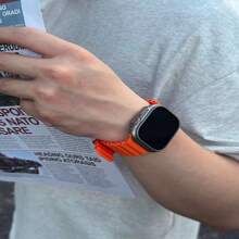 Smartwatch T900 ULTRA2 PLUS Para Notificaciones y Mensajes Bluetooth 2.02 49MM - Naranja - Ver 2