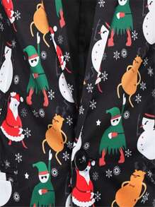 Áo khoác vest Giáng sinh in kỹ thuật số cho nam, thường ngày - Nhiều màu - Xem 5