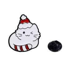 Trâm cài áo bằng hợp kim sáng tạo hình Giáng sinh, thiết kế hình ông già Noel và tuần lộc hoạt hình, phù hợp cho cả nam và nữ dùng cho túi xách, mũ, quần áo, sử dụng hàng ngày hoặc làm quà tặng - Nhiều màu - Xem 9