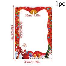 1 pieza Marco de 19*27 pulgadas para photocall de Navidad - Suministros para fiestas, Decoraciones navideñas y de Año Nuevo - Multicolor - Ver 2