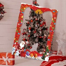 1 pieza Marco de 19*27 pulgadas para photocall de Navidad - Suministros para fiestas, Decoraciones navideñas y de Año Nuevo - Multicolor - Ver 4