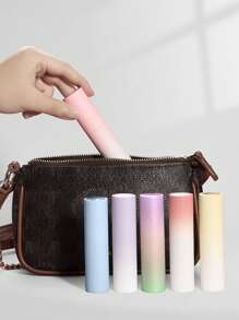 1pc 8ml Travel Perfume Atomizer, Portable Refillable Spray Bottle, Twist Mist Spray, Advanced Pocket Size Perfume Dispenser, Gradient Color, Perfect Christmas And New Year Gift - Multicolor - View 5