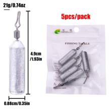 HENGJIA Drop Shot Fishing Weights, Pencil Weights Fising Sinkers No Snag Drop Shot Rig Skinny Sinkers For Bass Saltwater Freshwater - Multicolor - View 16