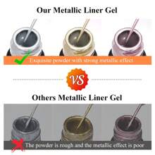 MEET ACROSS 3支装美甲凝胶指甲油套装，镜面金属效果，适用于美甲、亚克力美甲、手绘美甲、法式美甲，是居家美甲沙龙DIY的理想之选。 - 彩色 - 查看 11