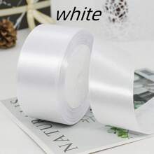 1 条 4 厘米宽 x 25 码彩色缎带，适用于蛋糕、礼品、缝纫、婚礼、DIY、蝴蝶结、圣诞节和节日装饰、圣诞节 - 彩色 - 查看 3