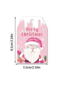 Pink Christmas Cute Snowman Christmas Tree Party Gift Decoration Ornament - Multicolor - View 2