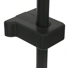 Black/Silver Shower System With Shower Fitting Rain Shower Height Adjustable, Shower Fitting Set Including Mixer Tap Shower, Head Shower, Hand Shower, Shower Rail And Hose, Shower Set With Fitting - Black - View 8