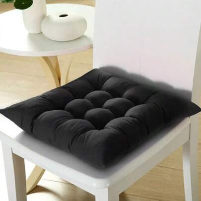 Treeboy Chair Cushion Pad, 40 X 40 Cm Thick Seat Cushions Chair Cushions With Non-Slip Straps, Minimalist Chair Seat Cushion Cover ,Comfortable Square Seat Pad For Home Office Student Outdoor Patio Seat Cushion For Chair, Living Room Home Decor