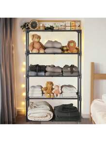 5-SHELF WIRE RACK WITH COVER(1PACK),Glint