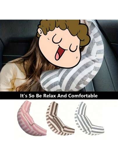 1 Stück Kopfstützen-Sicherheitsgurt-Kissen, Auto-Zubehör-Kissen zum Schlafen (Bitte beurteilen Sie, ob die Größe den Kaufanforderungen entspricht)