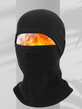 1pc Heren Winddicht Gezichtsmasker Nekwarmer Oorbeschermer Muts Voor Winter Fietsen