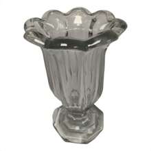 Clear Glass Vase With Decorative Orpheus Foot - 灰色 - 查看 3