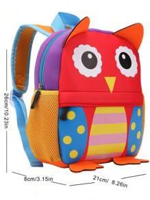 Mochila escolar para niños, niñas, niños, niños, mochilas, guardería, dibujos animados, Animal, Toddle, bolsa para niños - Multicolor - Ver 8
