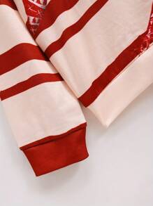 Áo nỉ dài tay thời trang cho bé gái, kiểu dáng sành điệu cho kỳ nghỉ. - Nhiều màu - Xem 5