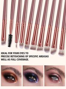 42pcs Makeup Brush Set Includes 25 Makeup Brushes (Powder Brush, Blush Brush, Highlighter Brush, Eyeshadow Brush, Eyeliner Brush, Contour Brush, Detail Brush), 4 Makeup Sponges, 4 Mini Makeup Sponges, 4 Finger Puff Sponges, 4 Triangle Powder Puff Sponges, 1 Makeup Brush Cleaning Bowl,Giveaways,Professional Makeup Brushes,Complete Makeup Set - Multicolor - View 5