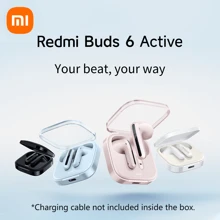 Redmi Buds 6 Active Black, 30 Hours Battery Life, 14.2mm Large Dynamic Unit, Five Built-In Tuning Modes, Push-Button Reset, Support For Spatial Audio, Quick Connect, Compact, Lightweight And Comfortable, Dual-Mic Wind-Resistant, Bluetooth 5.4, Clear Voice Call - Black - View 2