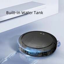 ZZPQVT 1 Máy hút bụi robot đa chức năng có cây lau nhà, bình chứa nước, điều khiển bằng ứng dụng, tự động lập kế hoạch tuyến đường, thích hợp sử dụng trong gia đình - trắng - Xem 6