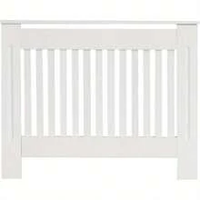 Radiator Cover - Vertical Slatted Modern Radiator Covers MDF Wood Cabinet Shelf Heating Covers For Living Room Hallway - Variant1 - View 4