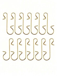 30 件混色圣诞装饰挂钩，圣诞树挂钩，适用于节日家居装饰、万圣节、万圣节装饰 - 彩色 - 查看 9