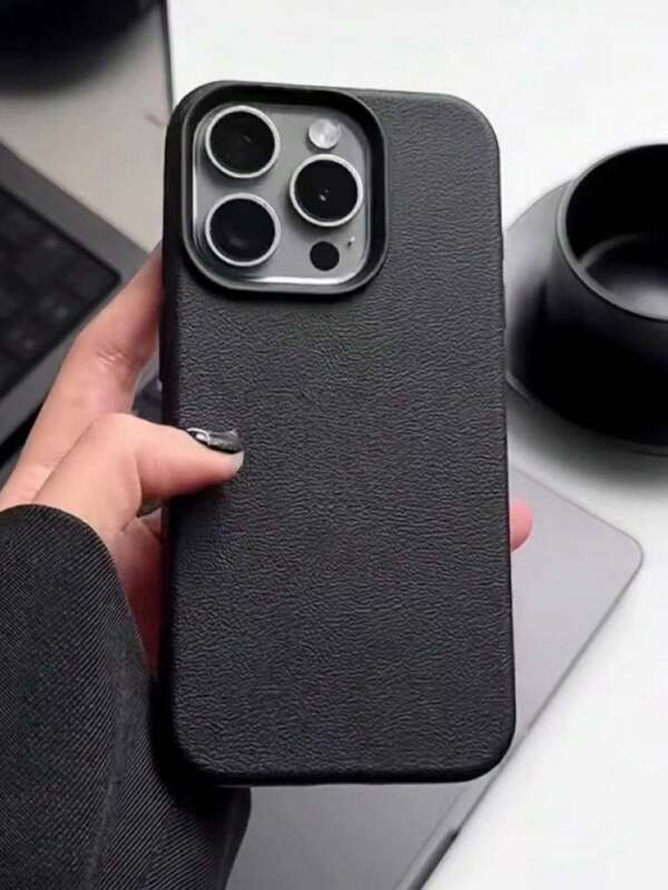 Apple 1pc Luxury Faux Leather Texture Phone Case Compatible With Iphone/16 Pro Max/16 Pro/16/14 Pro Max/15 Pro Max/15 Pro/14 Pro/14/13/13 Pro