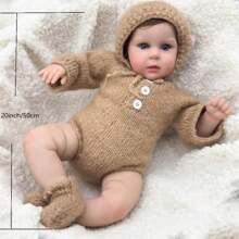 NPK 20 Inch  Already Finished Painted Reborn Baby Doll Newborn 3D Skin Hand Detailed Painted Skin Visible Veins Boy - Cloth Body - View 2