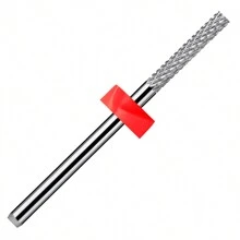 指甲钻头，3/32英寸钨钢角质层钻头，双向旋转，用于指甲床锉、去除死皮、指甲准备清洁、美甲家用沙龙工具 - 彩色 - 查看 9