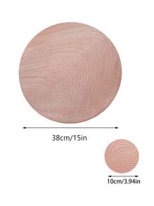 1-8 bucăți Șervețe de loc rotunde, minimaliste din PVC, lavabile, ușor de curățat, ștergeți, anti-alunecare, rezistente la căldură, covorașe de masă, design cu inimi minunate, șefuri de loc elegante, decor de masă, covorașe de bucătărie, decorațiuni de nuntă de sărbători - Multicolor - Vizualizare 21