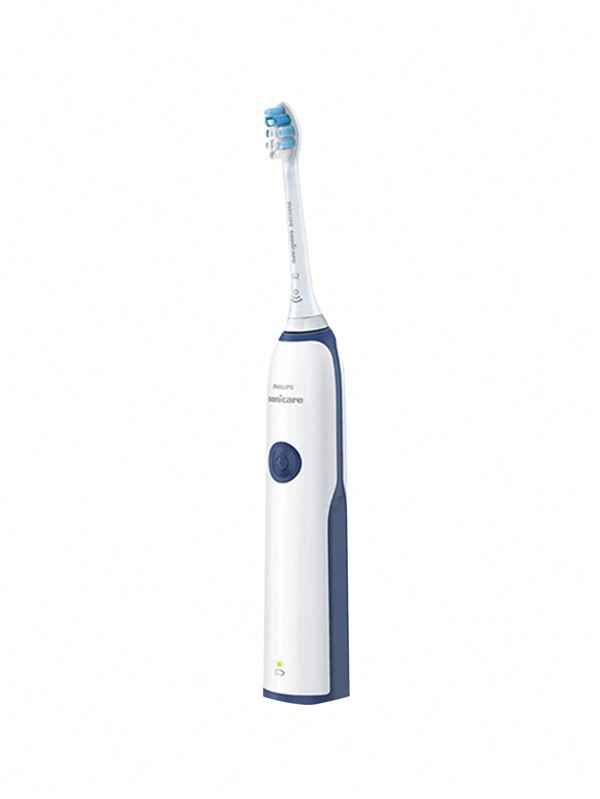 PHILIPS Spazzolino elettrico per adulti ricaricabile, con vibrazione sonica, spazzolino per coppia (con 2 testine), sbiancante intelligente, cura delle gengive, regalo di compleanno per uomo e donna HX3226-Blu