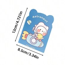 10 cuốn sổ tay mini họa tiết hoạt hình ngẫu nhiên, phong cách Hàn Quốc, đồ dùng học tập, quà tặng văn phòng phẩm cho trẻ em - Nhiều màu - Xem 2