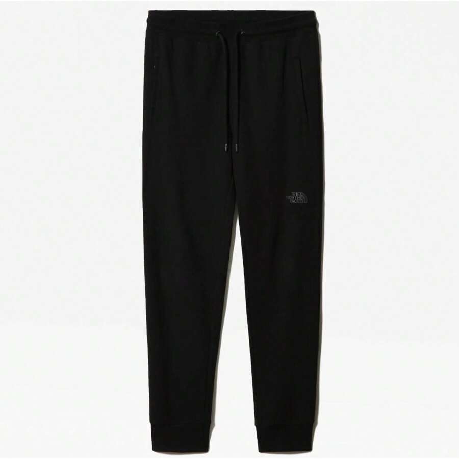The North Face Mens Joggers Zip Pockets Light Pants Cuffed Sports Sweat Bottoms - Black - View 1