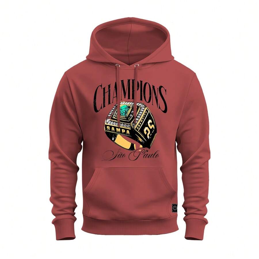 Nexstar Thrive In Richness Comfortable Winter Cold Weather Cotton Hooded Sweatshirt - Màu Tím - Xem 1