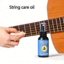 Aceite anti-óxido para cuerdas de guitarra, Protector y limpiador de cuerdas de ukelele, Líquido para mantenimiento de cuerdas de instrumento para mejorar el tono y prolongar la vida útil