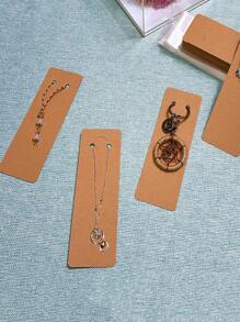 20/50/100pcs Gift Packaging Tags, Key Chains, Storage Cards, Necklace Display Cards - Multicolor - View 5